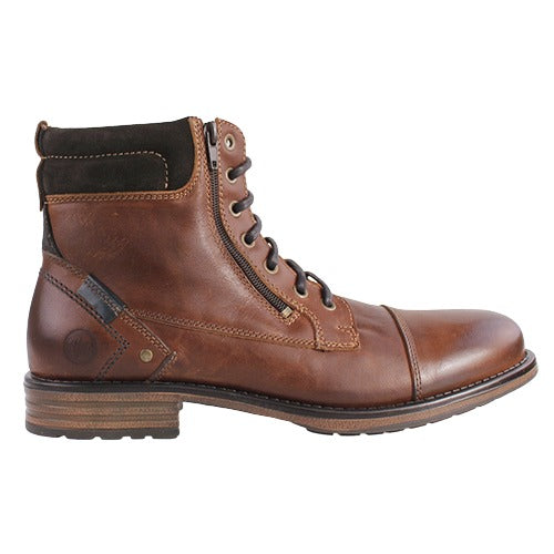 Ninety78 Leather Boot With Zip & Lace NTY031